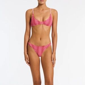 Triangl Maia-Alina Crochet Scoop Bikini Set